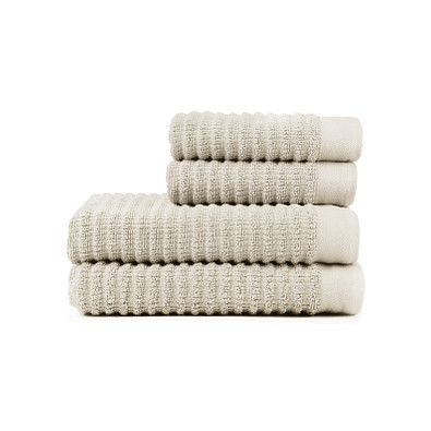 VINGA Landro 500gr/m² Handtuch, 4er Set, off white