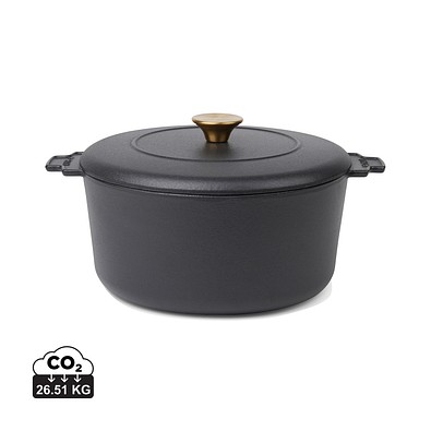 VINGA Monte Heritage Kokotte 5,5 L, schwarz