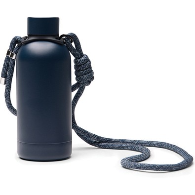 VINGA Parks Flasche aus RCS rec. Stainless-Steel, 400ml, navy blau