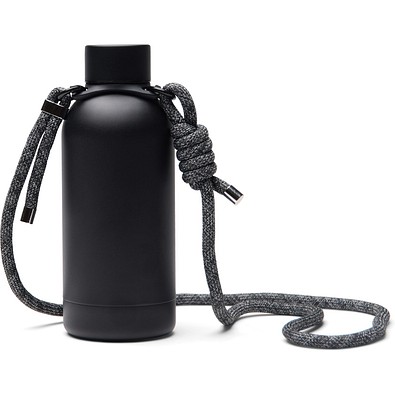 VINGA Parks Flasche aus RCS rec. Stainless-Steel, 400ml, schwarz