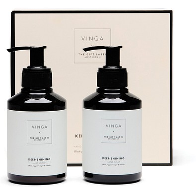 VINGA x TGL Handpflege-Geschenkset, weiß, schwarz