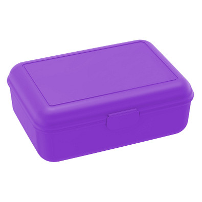 Vorratsdose "School-Box" deluxe, mit Trennschale, flieder Vorratsdose "School-Box" deluxe, mit Trennschale, flieder