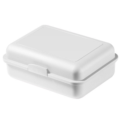 Vorratsdose School-Box groß, mit Trennschale, weiß