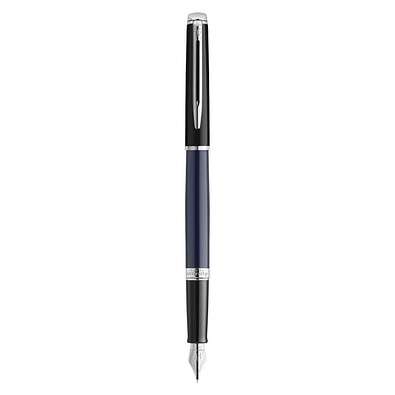 Waterman Hemisphere Color-Block Füllfederhalter mit Palladiumbeschichtung, blau