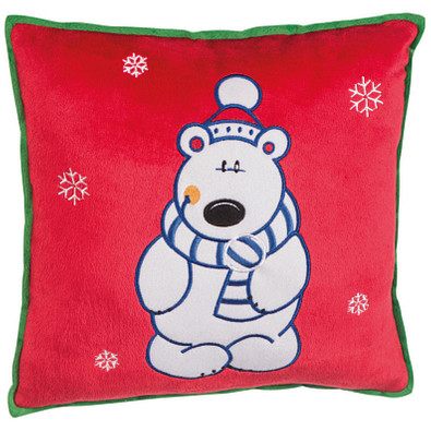 Weihnachtskissen mit verschiedenen Motiven, Eisbär Weihnachtskissen mit verschiedenen Motiven, Eisbär