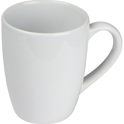 Weiße Keramiktasse, 300ml, weiss
