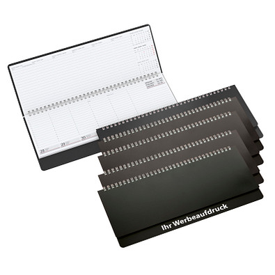 Werbe-Set: 100 Querkalender Ideal 2022, inkl. Druck, schwarz Werbe-Set: 100 Querkalender Ideal 2022, inkl. Druck, schwarz
