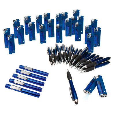 Werbe-Sparset, 310-tlg., inkl. Druck, blau Werbe-Sparset, 310-tlg., inkl. Druck, blau