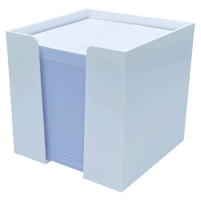 Werbe-Set: 108 Zettelboxen, inkl. Druck, weiß