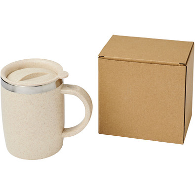 Wey Isolierbecher aus Weizenstroh, 400 ml, natur Wey Isolierbecher aus Weizenstroh, 400 ml, natur