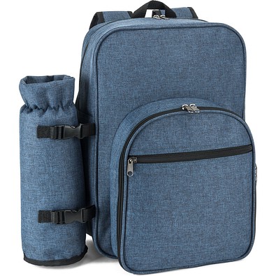 WHITSUNDAY. Picknick-Kühlrucksack aus 600D, recyceltem Polyester, mit hoher Dichte, Blau