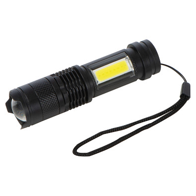 Wiederaufladbare Taschenlampe Aarhus,schwarz