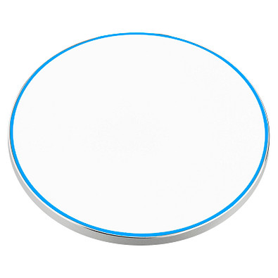 Wireless Charger 10 Watt mit Aluminiumschale, weiß