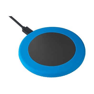 Wireless Charger REEVES-myMATOLA, schwarz/hellblau