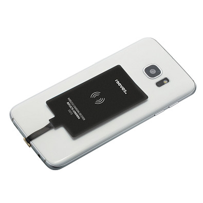 reeves® Wireless Charging Receiver Londrina, micro-USB, schwarz reeves® Wireless Charging Receiver Londrina, micro-USB, schwarz