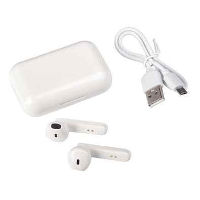 Wireless-In-Ear Kopfhörer TWINS,weiß