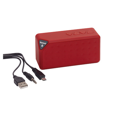Wireless-Lautsprecher CUBOID,rot