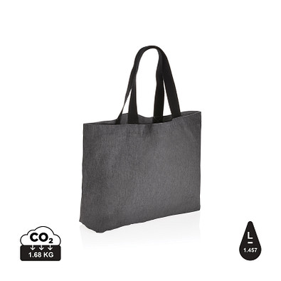 XD COLLECTION Impact Aware™ 240g/m² große Tasche aus rCanvas, ungefärbt, anthrazit