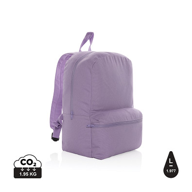 XD COLLECTION Impact Aware™ 285g/m² Rucksack aus rCanvas, lavender