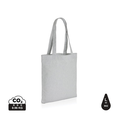 XD COLLECTION Impact Aware™ 285g/m² ungefärbte rCanvas-Tragetasche, grau