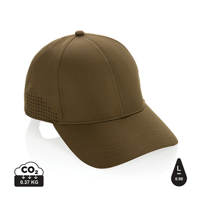 XD COLLECTION Impact AWARE™ 6-Panel-Sportkappe, grün