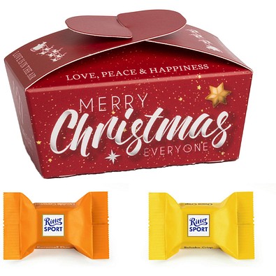 Xmas Ballotin, Ritter Sport Karamel Duo & Schoko Crisp, inkl. Druck