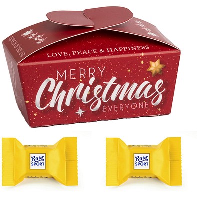 Xmas Ballotin, Ritter Sport Schoko Crisp, inkl. Druck