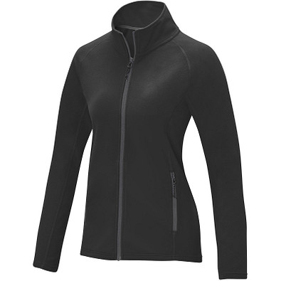Zelus Fleecejacke für Damen, schwarz,  XL