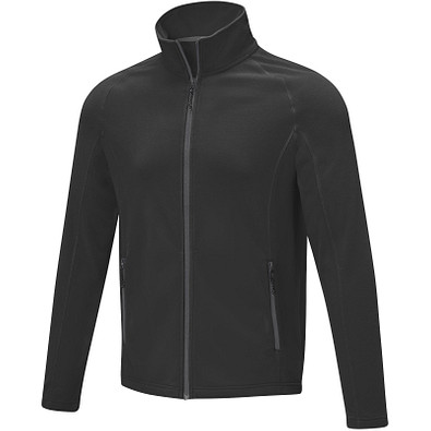 Zelus Fleecejacke für Herren, schwarz,  M