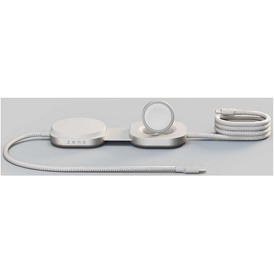 Zens Pro 3 140 W, USB-C, 3 in 1 Ladekabel, weiss