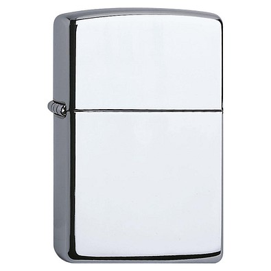 Zippo Benzin Feuerzeug, chrome high polished
