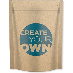 10 Stück individuell gestaltbare Pflaster mit vollfarbig bedrucktem Papiertasche, Kraftpapier