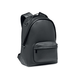 15 Zoll Rucksack PU BAI BACKPACK, Schwarz