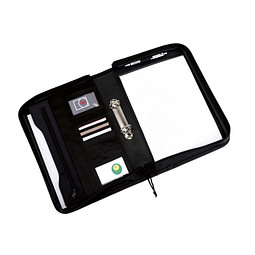 2-Ring-Dokumentenmappe AVANTI RING im DIN-A4-Format,blau, schwarz