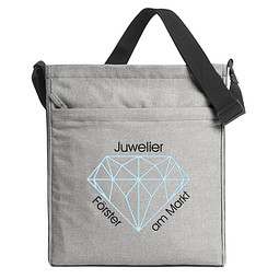 HALFAR Umhängetasche Circle, hellgrau meliert