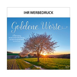 Bild-Wandkalender Goldene Worte 2026