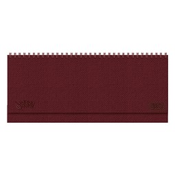 Tisch-Querkalender aus Karton 2027, rot