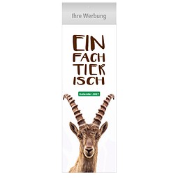 Streifenkalender Einfach Tierisch 2026