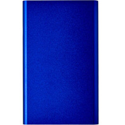 4000 mAh Powerbank aus Aluminium, blau