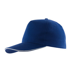 5-Panel-Sandwich-Cap WALK,blau