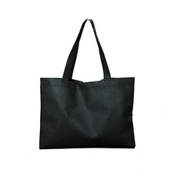 Joytex® Maxi-Vliestasche Textile mit langen Henkeln, schwarz