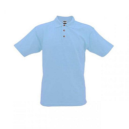 JAMES & NICHOLSON Unisex Poloshirt, hellblau, S