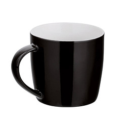 Keramiktasse Lara, 370 ml, schwarz