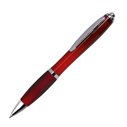 LANCE® Kugelschreiber Rio, blaue Mine, bordeaux-transparent
