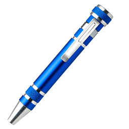 Metall-Tool, Bit-Set Blau/Metallic