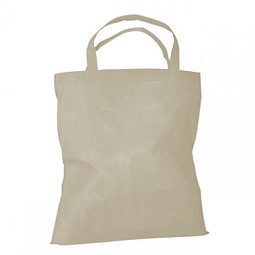 Joytex® Vliestasche Textile mit kurzen Henkeln, beige
