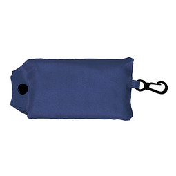 Faltbare Einkaufstasche aus Polyester, dunkelblau
