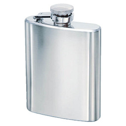 Flachmann, 90 ml, silber