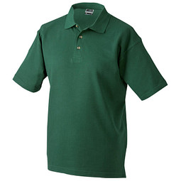 JAMES & NICHOLSON Unisex Poloshirt, dunkelgrün, XL