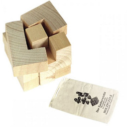 Holzpuzzle-Set, Würfel